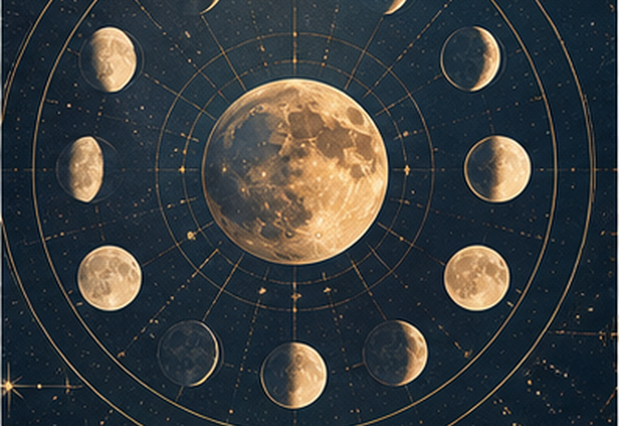 The eight Moon phases at Lunar Letter